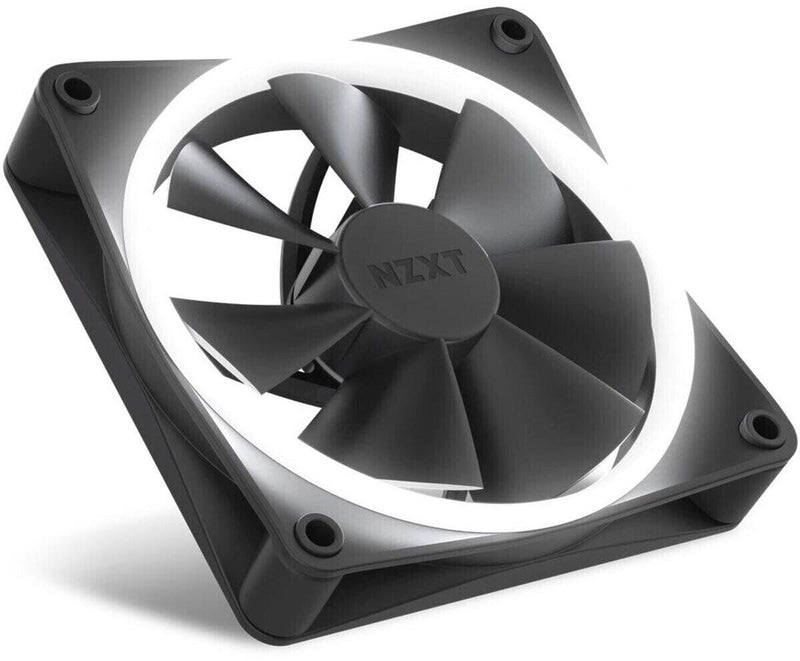 NZXT F120 RGB - Gehäuselüfter, Matt Schwarz (120mm, 20xLED)