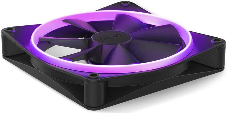 NZXT F140 RGB - Gehäuselüfter, Matt Schwarz (140mm, 18xLED)