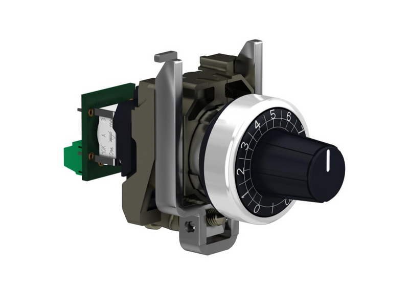 Schneider Electric Harmony potentiometer complete with 4.7 kohm built-in xb4bd912r4k7