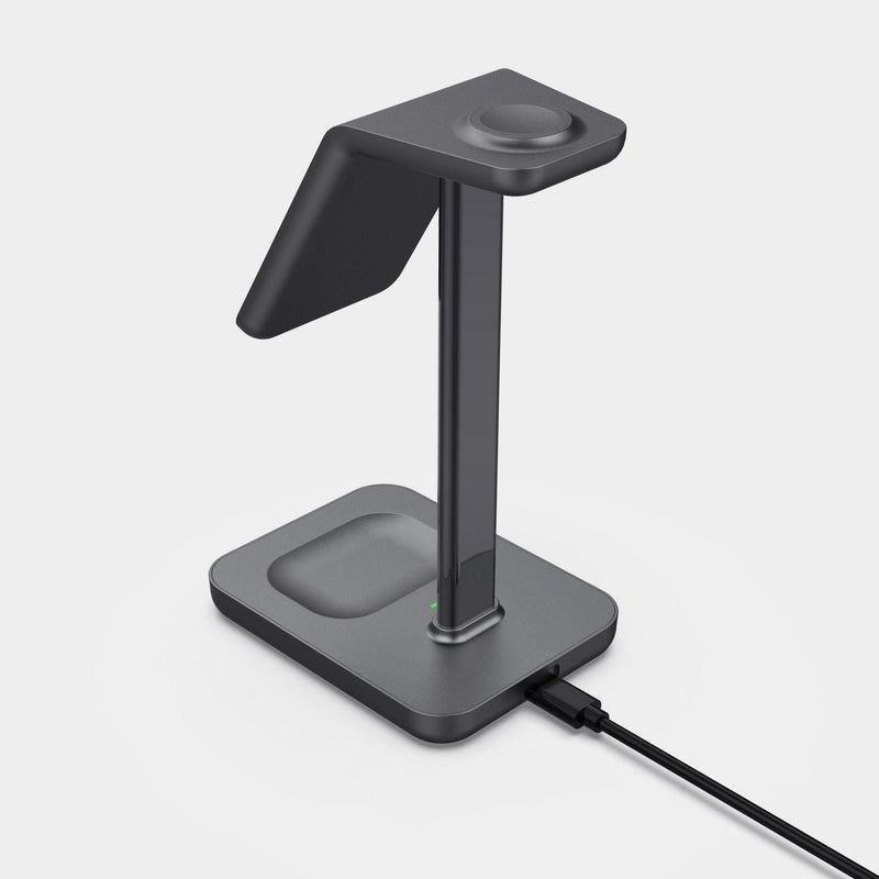eSTUFF 3in1 Magnetic Wireless Desktop Charger