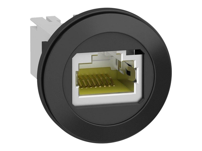 Schneider Electric Rj45 port for ø22 mm mounting for ethernet female/female connector on both sides