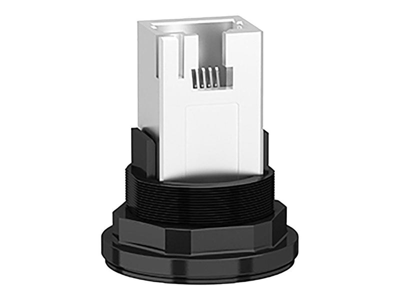 Schneider Electric Rj45 port for ø22 mm mounting for ethernet female/female connector on both sides