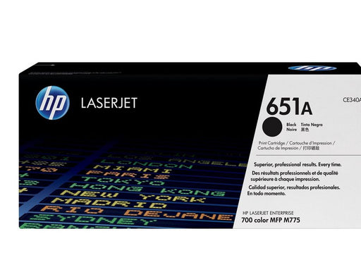 HP 651A / CE340A Black Toner - Tonerpatrone Schwarz