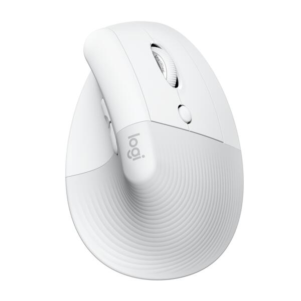 Logitech Lift for Business ergonomische vertikale Maus (kabellos,weiß)
