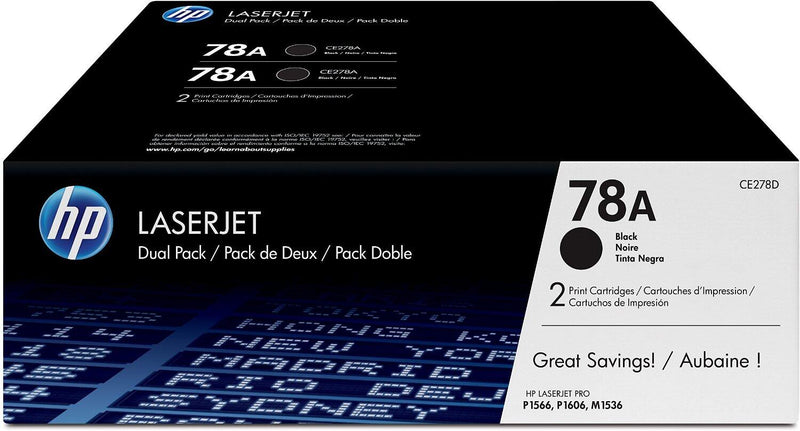 HP Original 78A Toner Doppelpack schwarz 2 x 2.100 Seiten (CE278AD)
