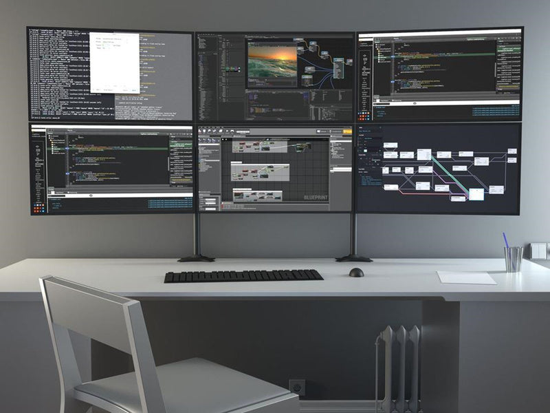 Multibrackets M VESA Desktopmount Triple Stand 24''-32'' Expansion Kit