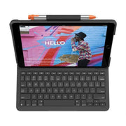 Logitech Slim Folio Tastatur Education Deutsch bulk grafit