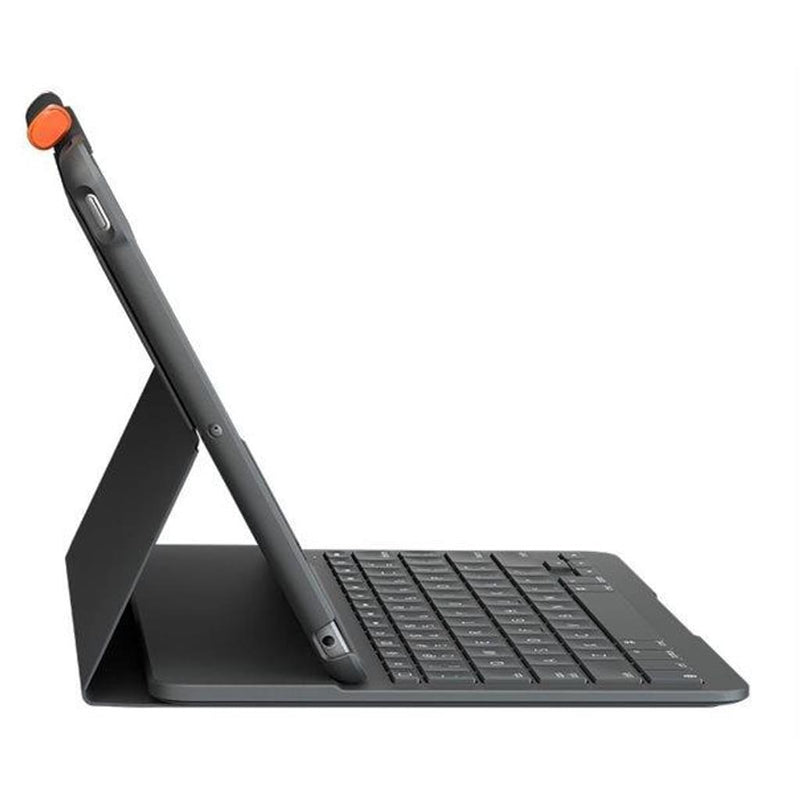 Logitech Slim Folio Tastatur Education Deutsch bulk grafit