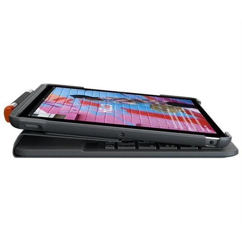 Logitech Slim Folio Tastatur Education Deutsch bulk grafit