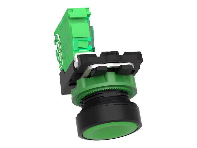 Schneider Electric Wireless and batteryless push button plastic green ø22 spring return with transmitter