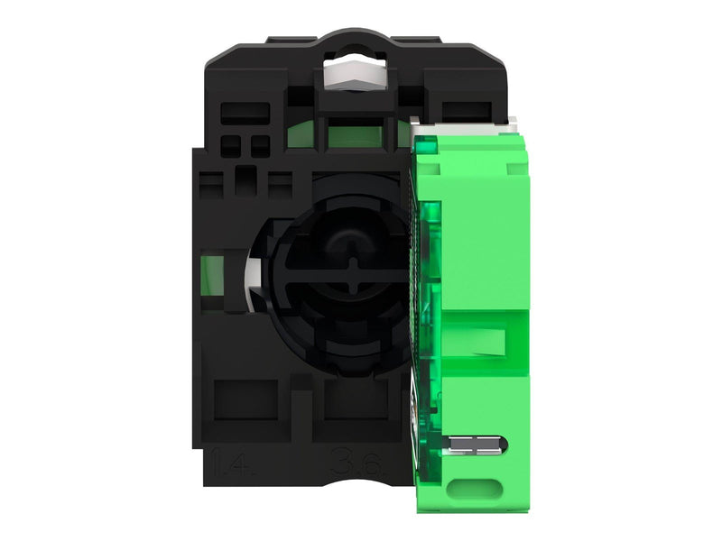 Schneider Electric Wireless and batteryless push button plastic green ø22 spring return with transmitter