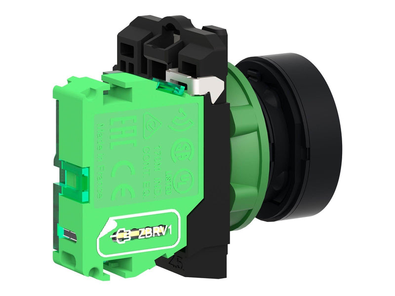 Schneider Electric Wireless and batteryless push button plastic green ø22 spring return with transmitter