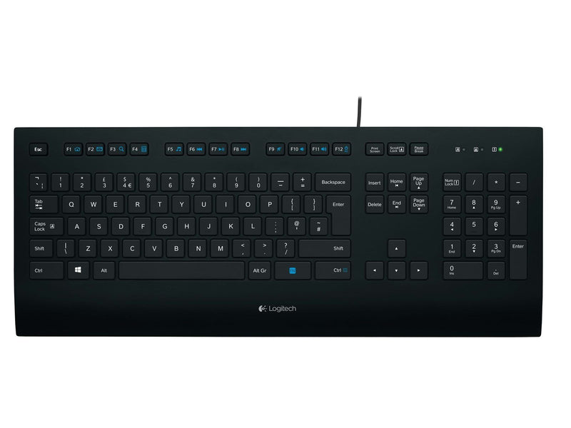 Logitech K280e Corded Keyboard - US - Tastaturen - Englisch - US - Schwarz