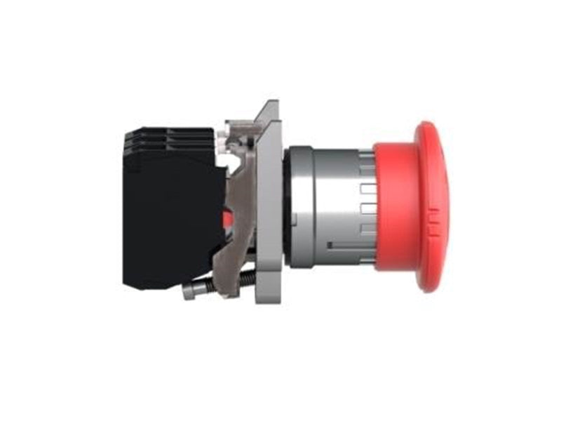 Schneider Electric Red ø40 emergency stop switching off ø22 latching turn release 2nc+1no