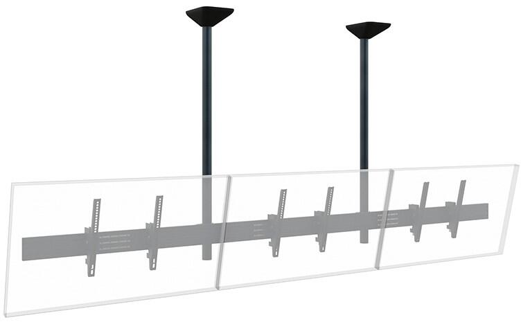 HAGOR comPROnents Series CPS Menuboard D3L für 3x 117 cm (46') – 165 cm (65')