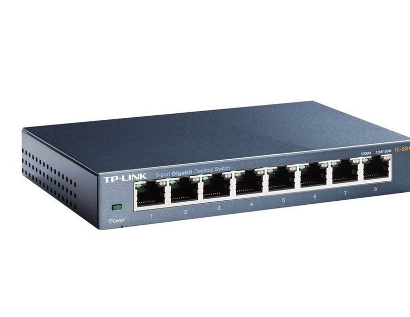 TP-Link TL-SG108 8-Port 10/100/1000Mbps Desktop Switch