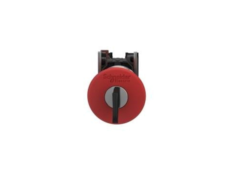 Schneider Electric Harmony emergency stop complete with ø40 mm toad head in red with push / turn function with key (ronis 455) a