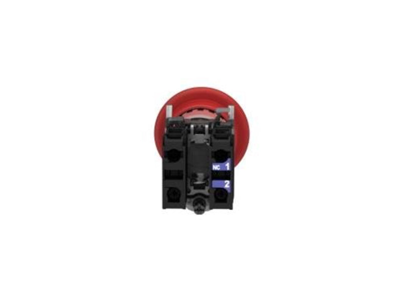 Schneider Electric Harmony emergency stop complete with ø40 mm toad head in red with push / turn function with key (ronis 455) a
