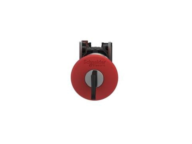 Schneider Electric Harmony emergency stop complete with ø40 mm toad head in red with push / turn function with key (ronis 455) a