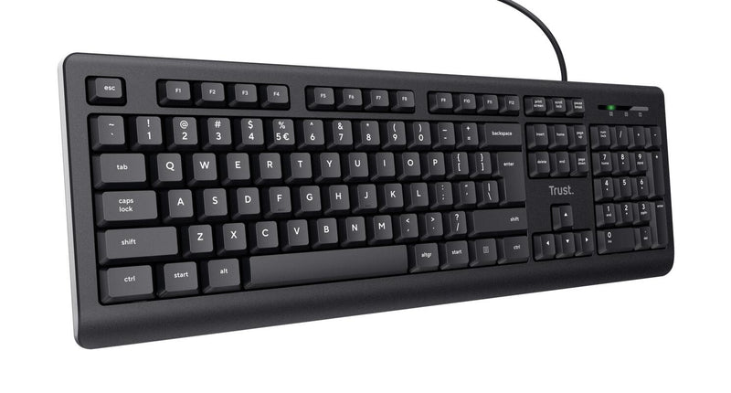 Trust TK-150 Tastatur - Schwarz DE