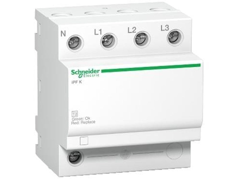 Schneider Electric Surge arrester / transient protection ipf 20ka 340v 3pn for home panels with tt or tn-s system mounting in th