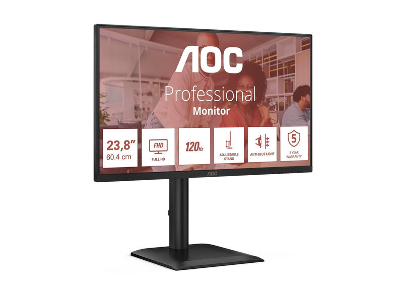 24" AOC 24E4U - 1920x1080 (FHD) - 120Hz - IPS
