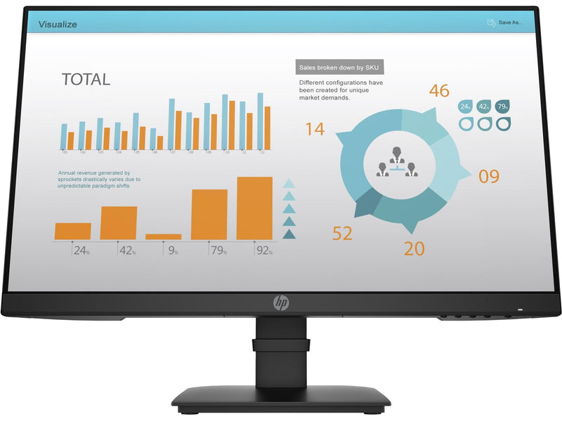 24" HP P24 G4 - 1920x1080 (FHD) - 60Hz - IPS
