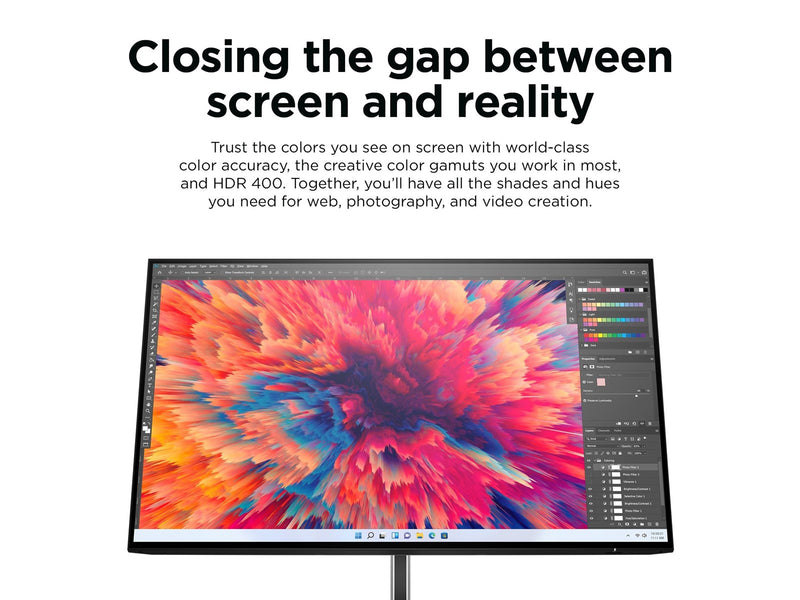 24" HP Z24q G3 - 2560x1440 (QHD) - 90Hz - IPS
