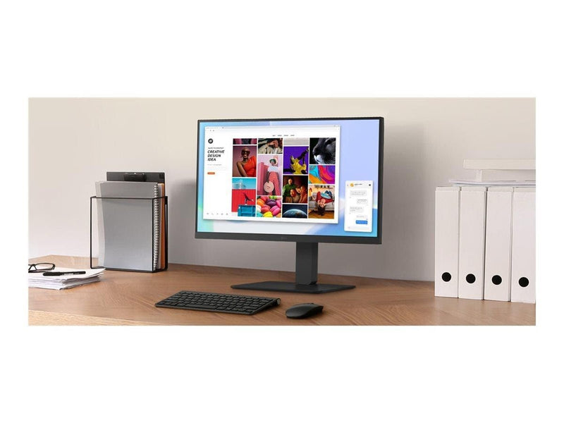 24" LG 24BA650-B - LCD monitor - Full HD (1080p) - 24"