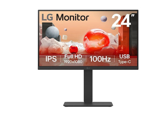 24" LG 24BA650-B - LCD monitor - Full HD (1080p) - 24"