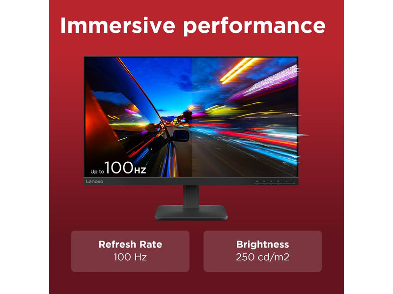 24" Lenovo L24-4e - 1920x1080 (FHD) - 100Hz - IPS