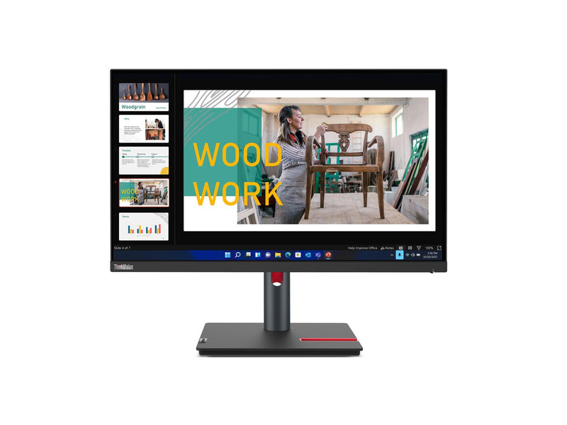 24" Lenovo ThinkVision P24q-30 - 2560x1440 (QHD) - 60Hz - IPS