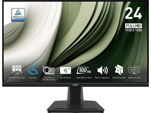 24" MSI PRO MP245G - 1920x1080 - 100Hz - IPS