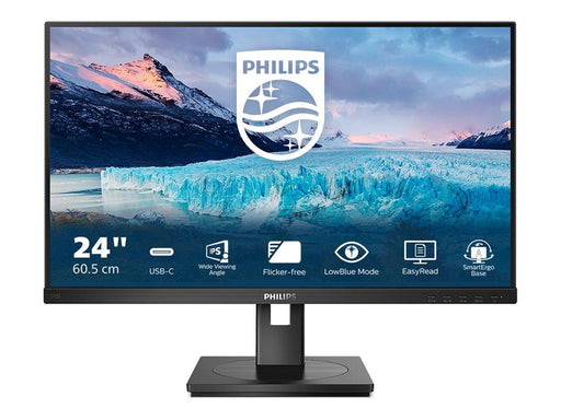 24" Philips 243S1/00 - 1920x1080 (FHD) - 75Hz - IPS - 65W USB-C