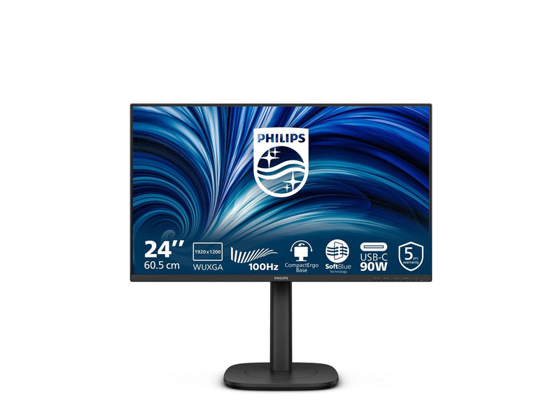 24" Philips 24B2U3301D - 1920x1200 - 100Hz - IPS - 90W USB-C