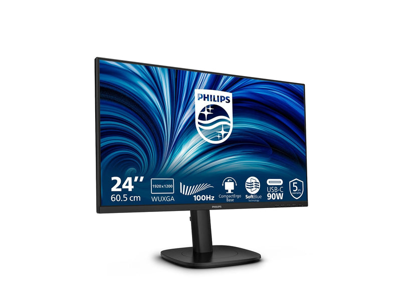 24" Philips 24B2U3301D - 1920x1200 - 100Hz - IPS - 90W USB-C