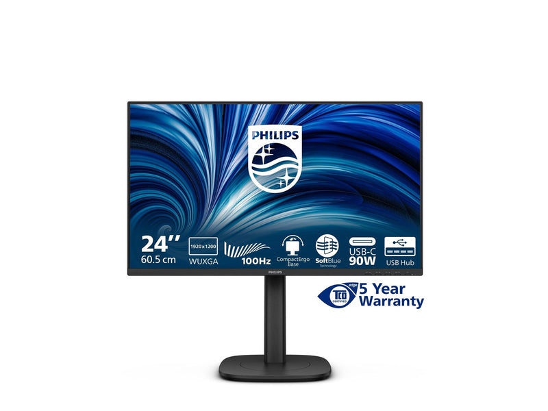 24" Philips 24B2U3301D - 1920x1200 - 100Hz - IPS - 90W USB-C