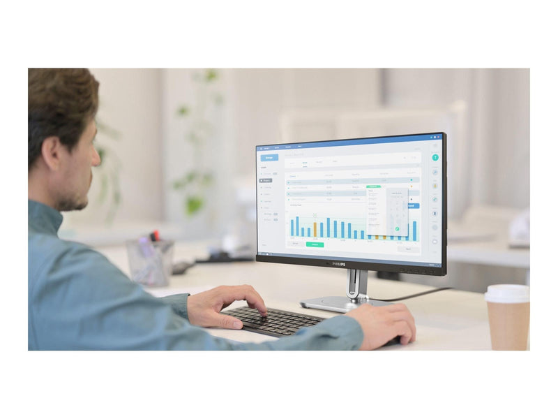 24" Philips 5000 Series 24B2G5301 - 1920x1080 (FHD) - 100Hz - IPS - KVM switch