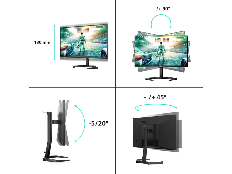24" Philips Evnia 3000 24M1N3200Z - 1920x1080 (FHD) - 165Hz - IPS