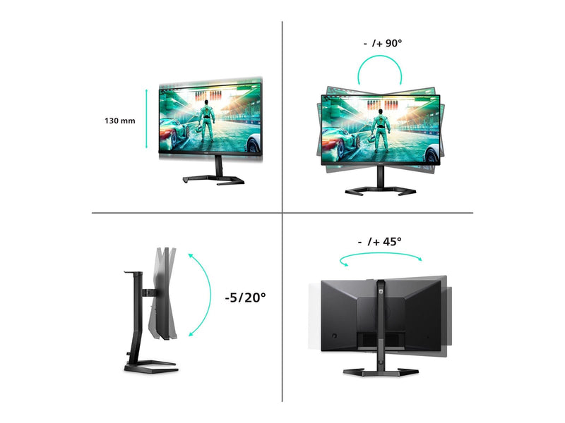 24" Philips Momentum 3000 24M1N3200VA - 1920x1080 (FHD) - 165Hz - VA