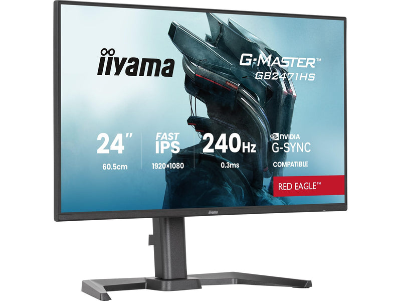 24" iiyama G-MASTER Red Eagle GB2471HS-B1 - LED monitor - Full HD (1080p) - 24"