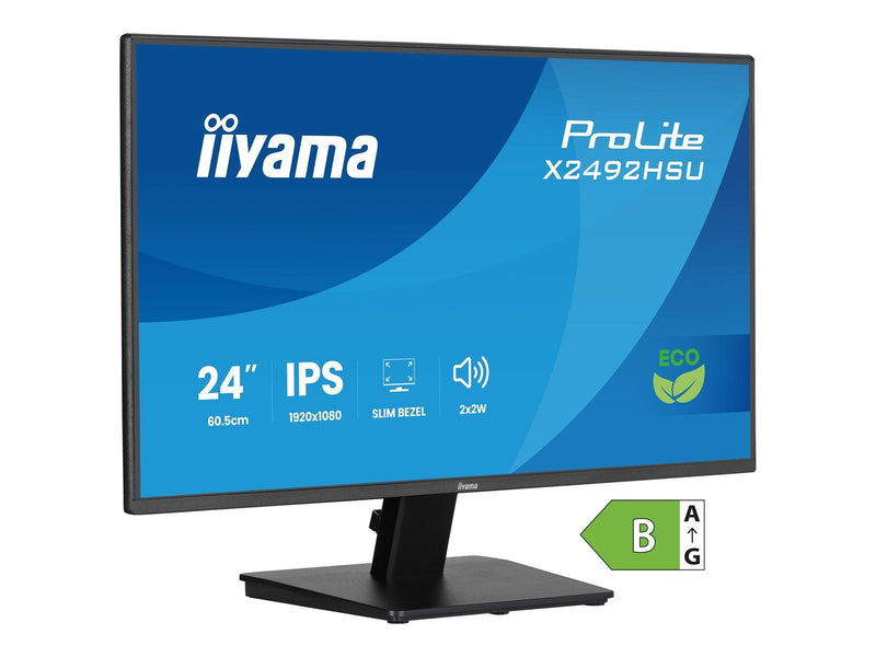 24" iiyama ProLite X2492HSU-B1 - LED monitor - Full HD (1080p) - 24"