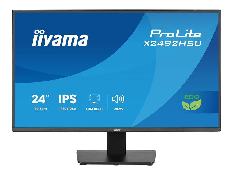 24" iiyama ProLite X2492HSU-B1 - LED monitor - Full HD (1080p) - 24"