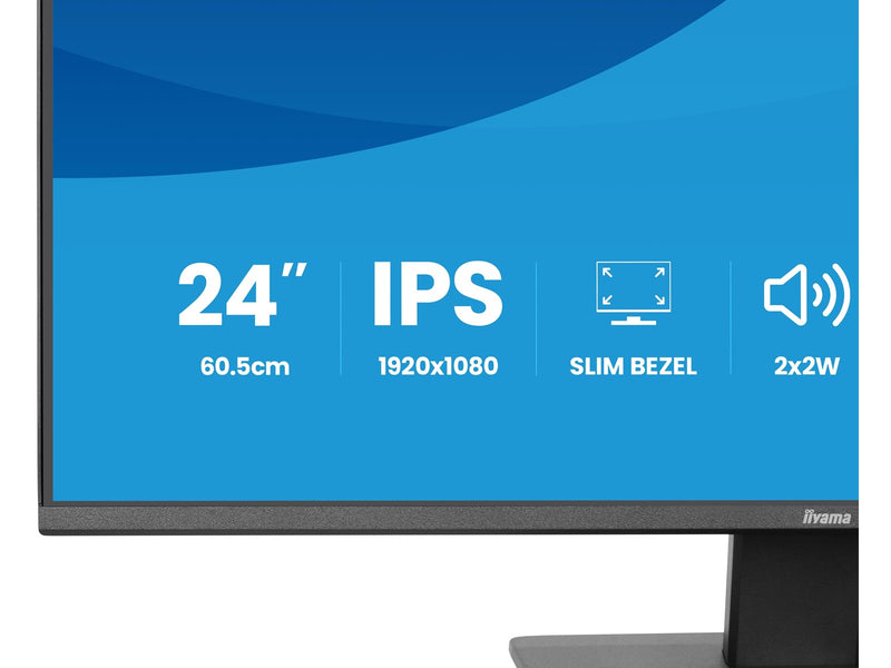24" iiyama ProLite X2493HSU - 1920x1080 (FHD) - 120Hz - IPS