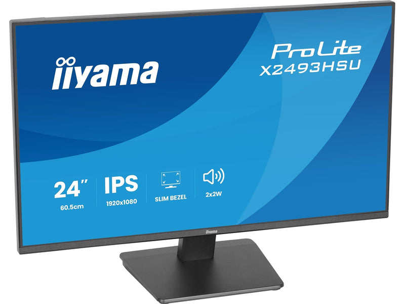 24" iiyama ProLite X2493HSU - 1920x1080 (FHD) - 120Hz - IPS