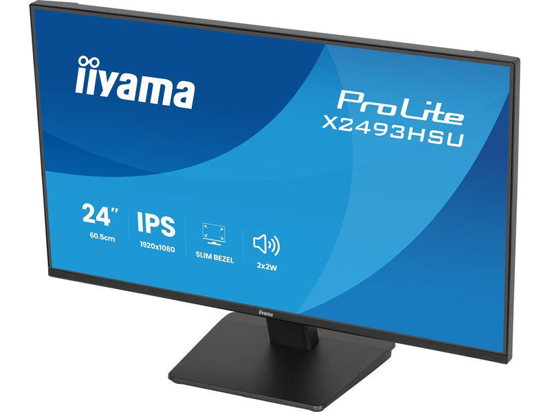 24" iiyama ProLite X2493HSU - 1920x1080 (FHD) - 120Hz - IPS