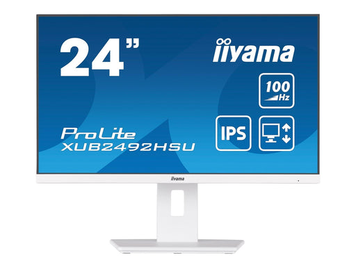 24" iiyama ProLite XUB2492HSU-W6 - 1920x1080 (FHD) - 100Hz - IPS