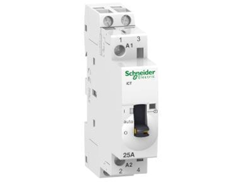 Schneider Electric Ict 25a 2no 230...240vac 50hz manually o
