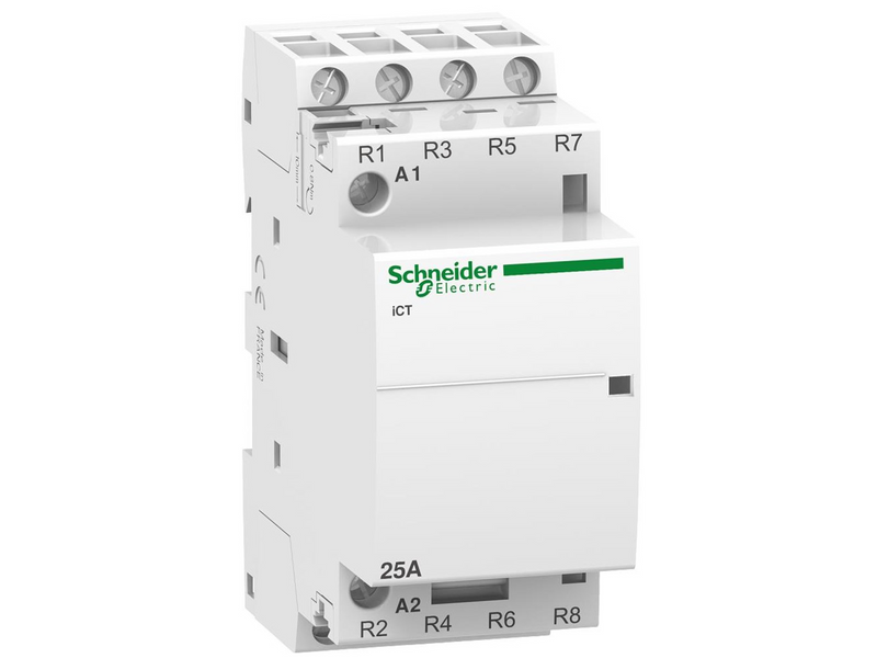 Schneider Electric Acti9 ict contactor 25a 4nc 230v 36 mm