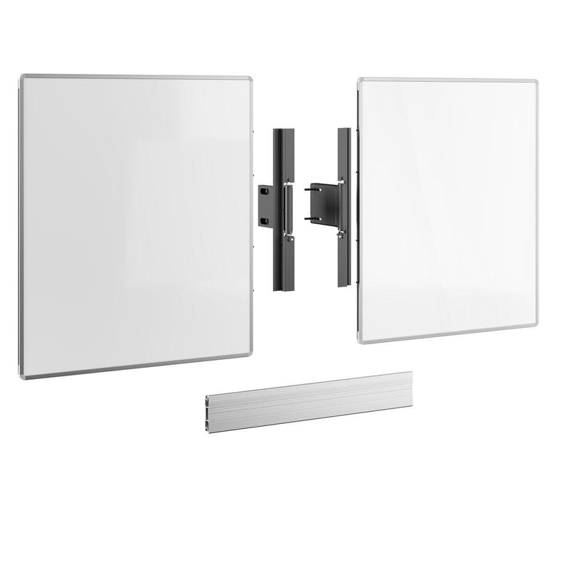 Vogel's RISE A218 Whiteboard-Set 86 Zoll für RISE Liftsystem Boden-Wand-Lösung - weiß